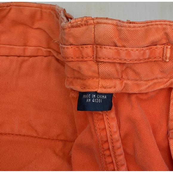 Polo Ralph Lauren‎ Loose Chino Shorts Men 30 X 9 Orange PRL Cotton Garment Dyed - Picture 8 of 10